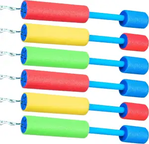 6 Stück Wasserspritzpistolen, Schwimmende Wasserpistole, Schaum Wasserspritzpist
