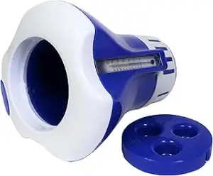 Dosierschwimmer mit Thermometer blau (D181)