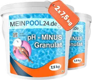 Meinpool24.de 15 kg pH-Senker Granulat für den Pool pH-Minus Granulat