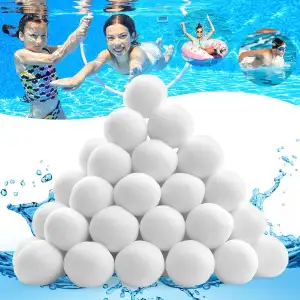 DazSpirit Filterbälls Für Sandfilteranlagen 1300g Filterbälle Für Pool Ersetzen 