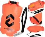 Schwimmboje - Designed in Germany - Schwimmboje & Trockensack - Sicherheit beim Schwimmen, Open Water, Triathlon, SUP, Swim Buoy - Der Ideale Wassersportbegleiter mit 15 Liter Volumen