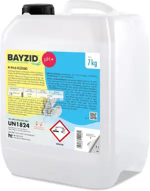 Höfer Chemie 7 kg pH Heber flüssig BAYZID - pH Plus für einen optimalen pH Wert 
