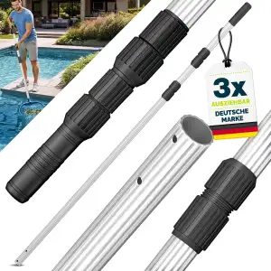 tillvex Pool Teleskopstange 1,20-3,60m | Aluminium Poolstange | Stange zur Poolr