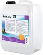 Höfer Chemie 5 L BAYZID® Pool Flockungsmittel flüssig - für kristallklares Poolwasser - einfache Anwendung + hocheffektive Wirkung gegen Trübungen