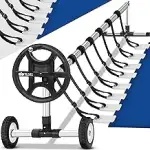 tillvex Pool Aufroller Premium 3-5,70 m mit Vollgummireifen | Aufrollsystem für Solarfolie | Aufr...