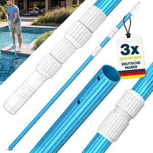 tillvex Pool Teleskopstange 1,20-3,60m | Aluminium Poolstange | Stange zur Poolr