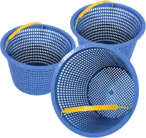 POOLAZA Schwimmbad Skimmer Korb Ersatz für Inground Pool (Set von 3) - Entfernen