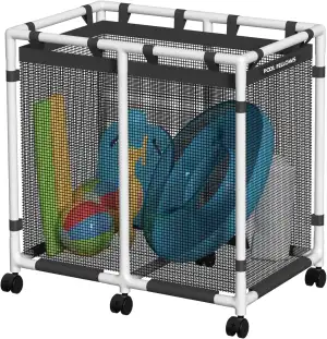 Pool-Aufbewahrungsbehälter, 397 Liter, 62 x 92 x 96 cm, Halter für Nudeln, Spiel