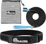 TAALOGA® Schwimmgurt | Schwimmen an der Stelle ohne Gegenstromanlage | Schwimmwiderstandseil für ...