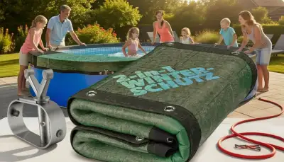 Ganzjähriger Schutz für Ihren 8x4 Meter Pool: Die 2-in-1 Solar- und Winterabdeckung im Detail