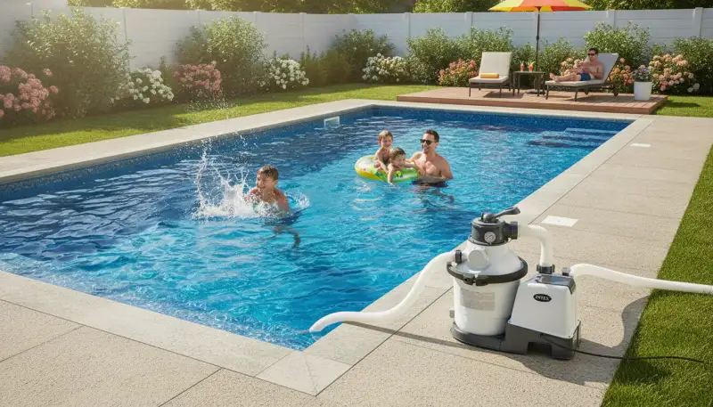 Die Sandfilterpumpe: Herzstück für klares Poolwasser