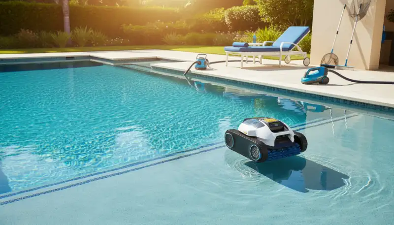 Effektive Pool Bodensauger für kristallklares Wasser