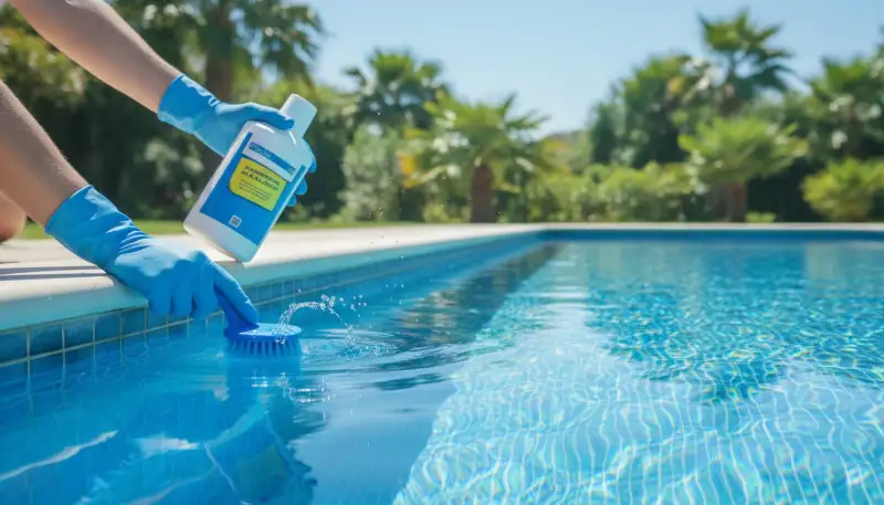 Poolfolie reinigen: So bleibt sie schön