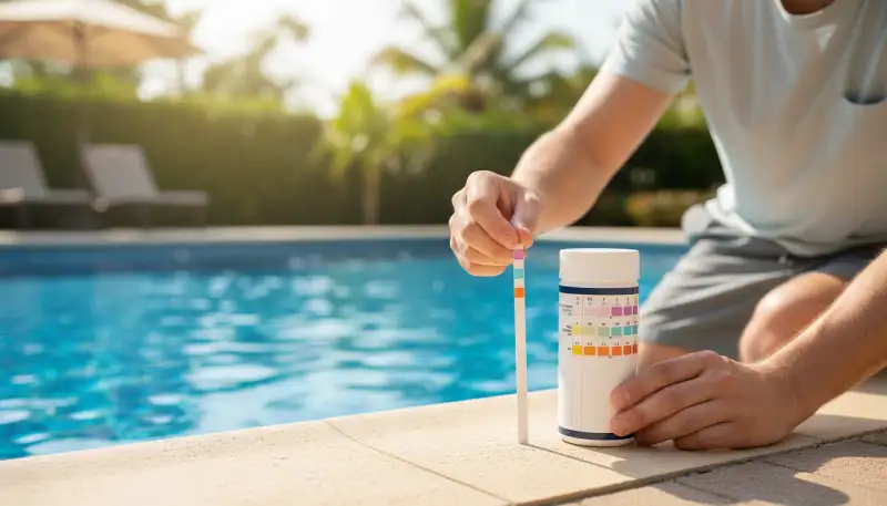 Poolwasser-Teststreifen: Schnelle Klarheit
