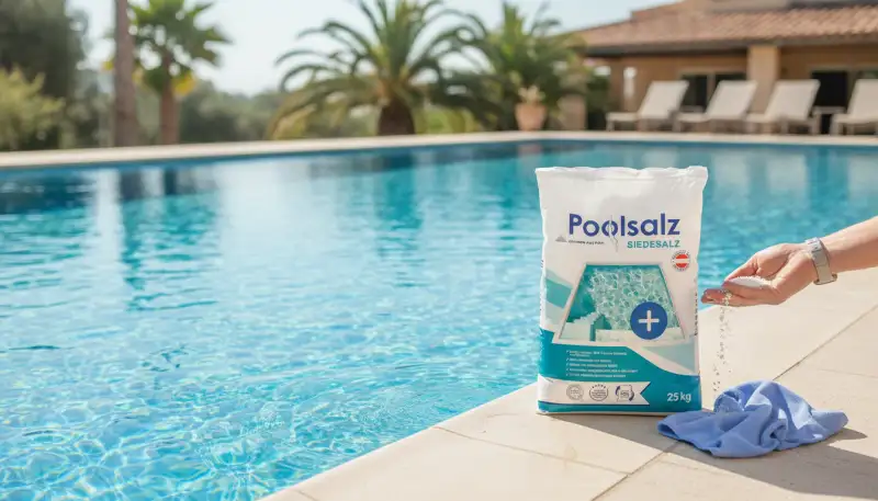Salzgehalt im Pool anpassen
